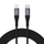 Kabllo ChoeTech Type C në Lightning, 2m, MFI, e zezë