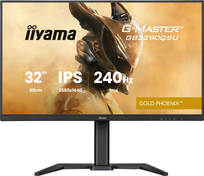 Monitor gaming Iiyama G-MASTER GB3290QSU-B1, 32\", QHD 2560 x 1440, 240Hz, i zi