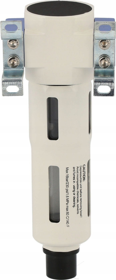 Separator vaj-ujë Airpress 3/8", 15 bar, filtër 5 mikron, i bardhë