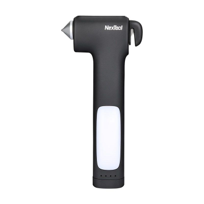 Mjet shpëtimi për makinë NexTool Hammer Rescue NE0140, 4 në 1, elektrik dore LED, i zi