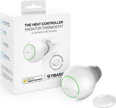 Kokë termostatike + sensor i temperaturës Fibaro The Heat Controller FGBHT-PACK