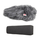 Set mbrojtës mikrofoni Rycote 10cm SGM, diametër 19–22mm, shkumë edhe windjammer, gri