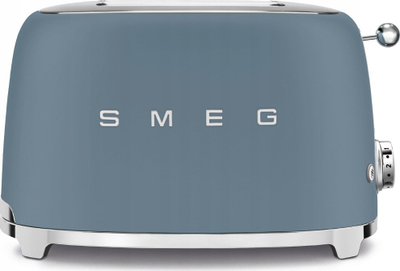Toaster Smeg TSF01SBMEU, 2 vrima, funksion shkrirje, blu