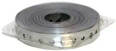 Shirit çeliku Arras 90023, 25mm x 0.5mm, 10m, me vrima