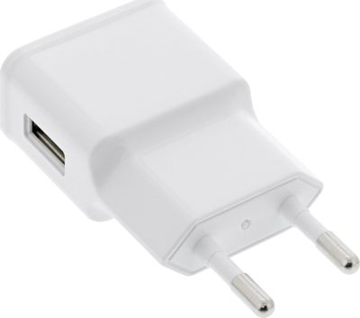 Adapter karikues USB InLine Single, 5V 1.2A, i bardhë