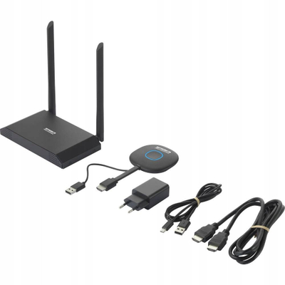 Sistem prezantimi SpeaKa Professional SP VShare, wireless, 4K UHD, i bardhë