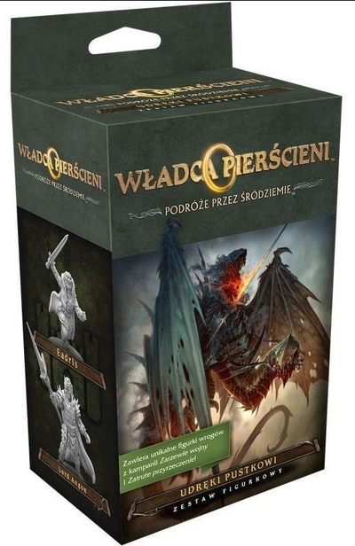 Zgjerim loje me letra The Lord of the Rings Journeys Through Middle earth, Torments of the Wasteland Rebel, set me figurina plastike, aksesorë kartash