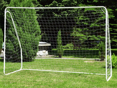 Portë futbolli për fëmijë, 300 x 205 x 120 cm, me rrjetë, me top madhësia 5