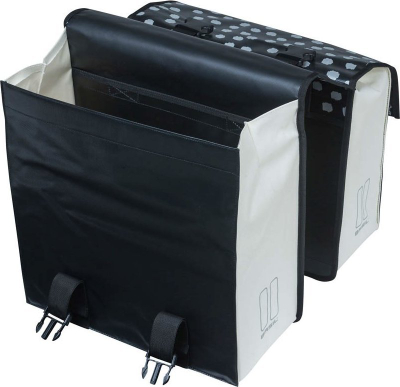 Двојна торба за велосипед Basil Urban Load, 53L, водоотпорна, црна