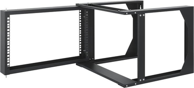 Raft muri rrjeti Intellinet 19", 6U, kornizë e hapur me mentesha, i zi