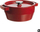 Tigan me kapak Pyrex Slow Cook, 3.6L, gize, i kuq
