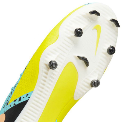 Këpucë futbolli Nike Phantom GT2 Academy FG MG DA4433 407, material që merr frymë, ngjyrë blu