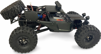 Makina me telekomandë Amewi Dark Rampage, 4x4, shkallë 1:12, gri
