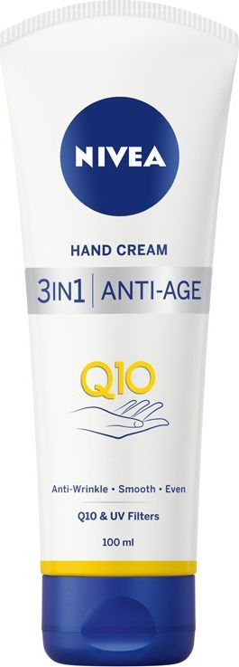 Krem për duar Nivea 3in1 Anti-Age Q10, 100 ml