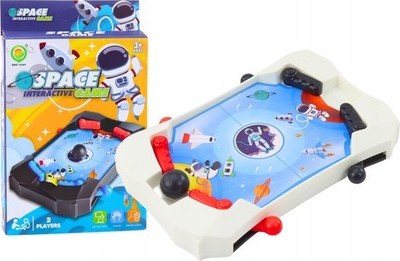 Loja tavoline Dexterity Game Space Ball, mini, për shkathtësi, e bardhë
