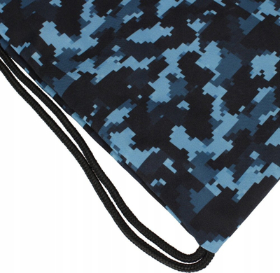 Çantë shpine STARPAK Shoulder Bag Camouflage 506133, me kordone, me bojë kamuflazh, jeshile