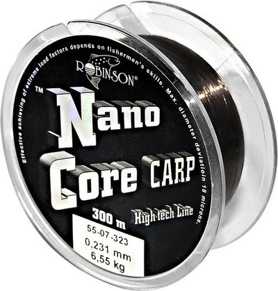 Monofilament për peshkim Robinson NanoCore CARP 0.284mm, 300m (55-07-328)