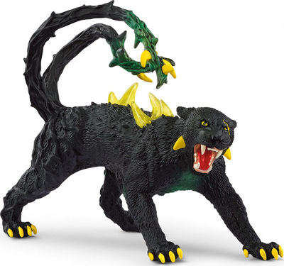 Figurë lodër Schleich Panther Ghost, plastike, për kalamaj, e zezë