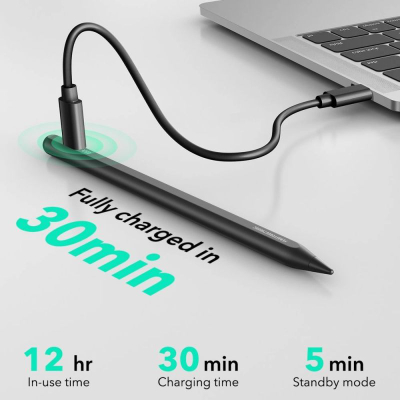 Laps dixhital ESR Geo, për iPad, USB C, i zi