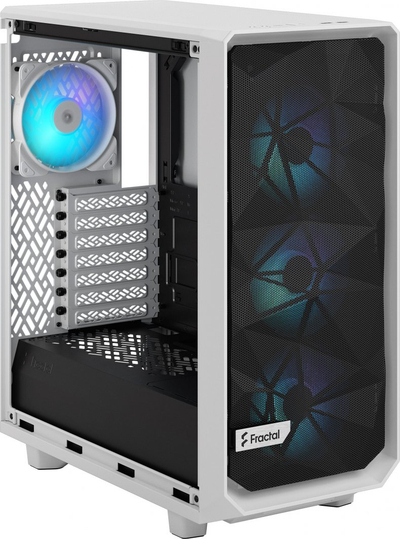 Kasë Fractal Design Meshify 2 Compact RGB, e bardhë, Midi Tower