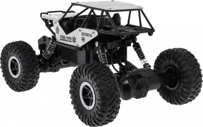 Makina me telekomandë JD Toys Monster, 1:18, 2.4GHz, argjendtë