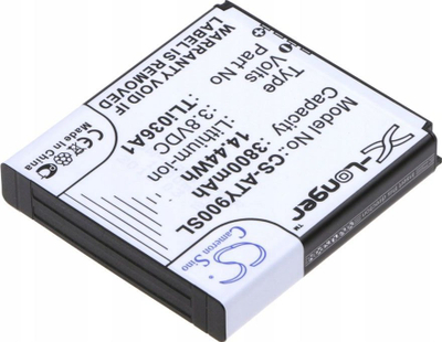 Bateri për hotspot Alcatel TLi036A1, 3800mAh, 14.44Wh, e zezë