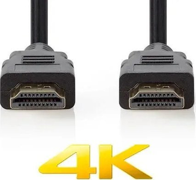 Kabllo HDMI Nedis CVGP34050BK10, Premium High Speed, 1m, e zezë