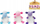 Lodër pelushi qengj, 14 cm, set 12 copë, shumëngjyrëshe