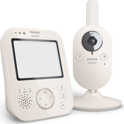 Monitor për bebe Philips Avent SCD891/26, me video digjitale, night vision, i bardhë