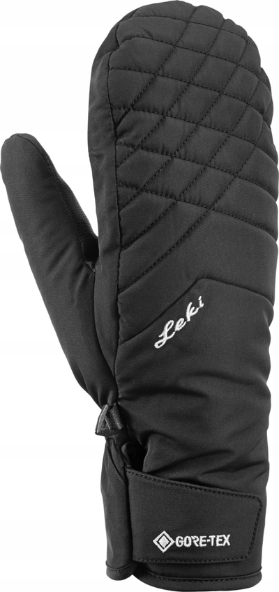 Doreza skijimi LEKI Sveia GTX Women, GORE TEX, madhësia 7, të zeza