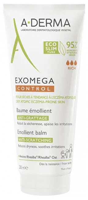 Balsam trupi A-Derma Exomega Control Emollient Balsam, 200 ml