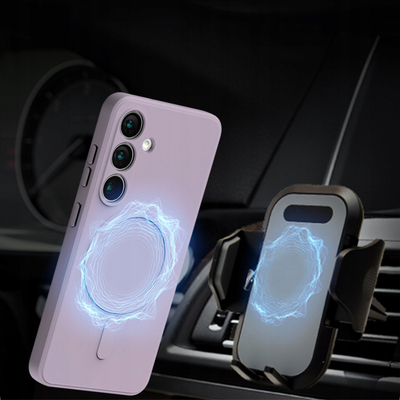 Kapak telefoni Goospery Semi Silicone MagSafe Series për iPhone 16e, silikon edhe TPU, blu