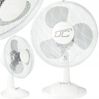 Ventilator tavoline LTC, 30cm, 40W, i bardhë