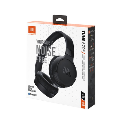 Kufje JBL Tune 670NC, wireless, me ANC, të zeza