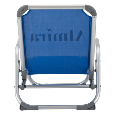 Karrige plazhi Almira HM5053, alumini, 56x70x66 cm, blu