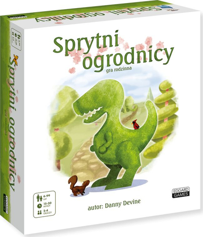 Lojë tavoline Edgard Games Sprytni Ogrodnicy, për familje, 2‑4 lojtarë, shumëngjyrëshe