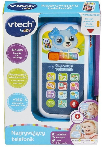Lodër interaktive Vtech, telefon me regjistrim zëri