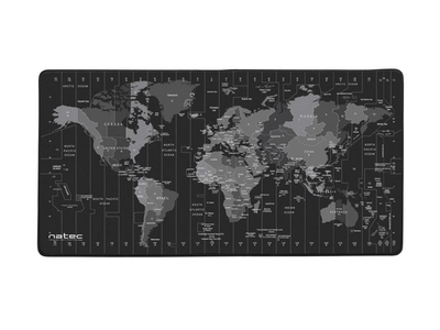 Mouse pad Natec Time Zone Maxi NPO-1119, i madh, rezistent ndaj ujit, shumëngjyrësh