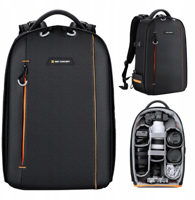 Çantë fotografike K&amp;F Concept Beta Backpack, 18L, për DSLR dhe laptop 14", e zezë