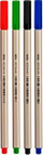 Set stilolapsa Tetis, 0,7 mm, 4 copë, shumëngjyrësh