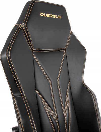 Karrige lojrash QUERSUS VAOS.2.3 Gold Accent, mekanizëm SYNCHRO, e zezë me të artë