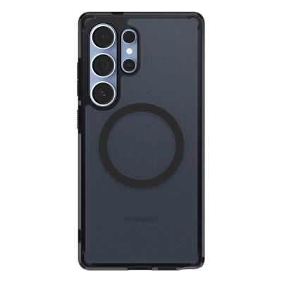 Mbrojtëse telefoni Spigen Ultra Hybrid MagFit, për Samsung Galaxy S25 Ultra, transparente, e zezë