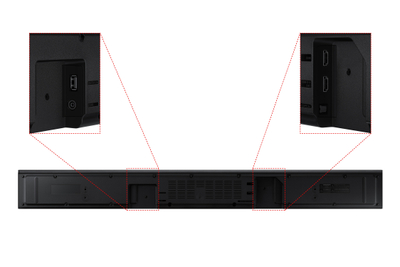 Soundbar-Subwoofer Samsung HW-Q600A/EN, 360W 3.1.2CH, bluetooth wireless
