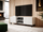 Kredencë TV Cama Meble Pafos, 150x42x52cm, MDF, e bardhë mat