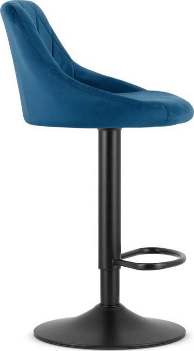 Karrige bari Furniture Moskała Roma, lartësi e rregullushme, velur, e verdhë black