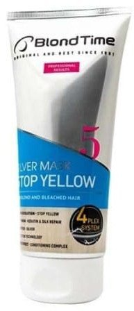 Маска за коса Blond Time Silver Mask Stop Yellow, против жолти нијанси