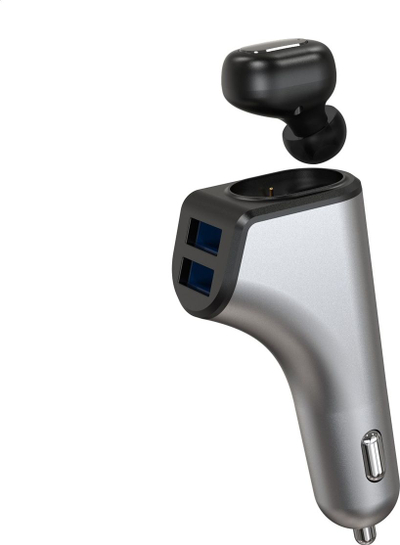 Karikues makine Platinet 2in1, 2xUSB 3.1A + Duo kufjesh Bluetooth [44639]