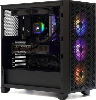 Kompjuter gaming Game X G300 Lite, Core i5-12400F, RTX 4060 Ti, 32GB RAM, 1TB SSD, ngjyrë e zezë