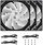 Set ventilatorësh PC TRYX ROTA SL 120, 3x120mm, ARGB, të zinj