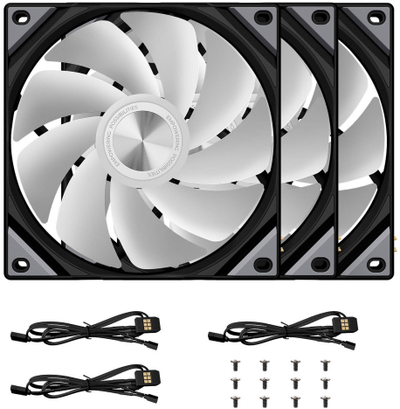 Set ventilatorësh PC TRYX ROTA SL 120, 3x120mm, ARGB, të zinj